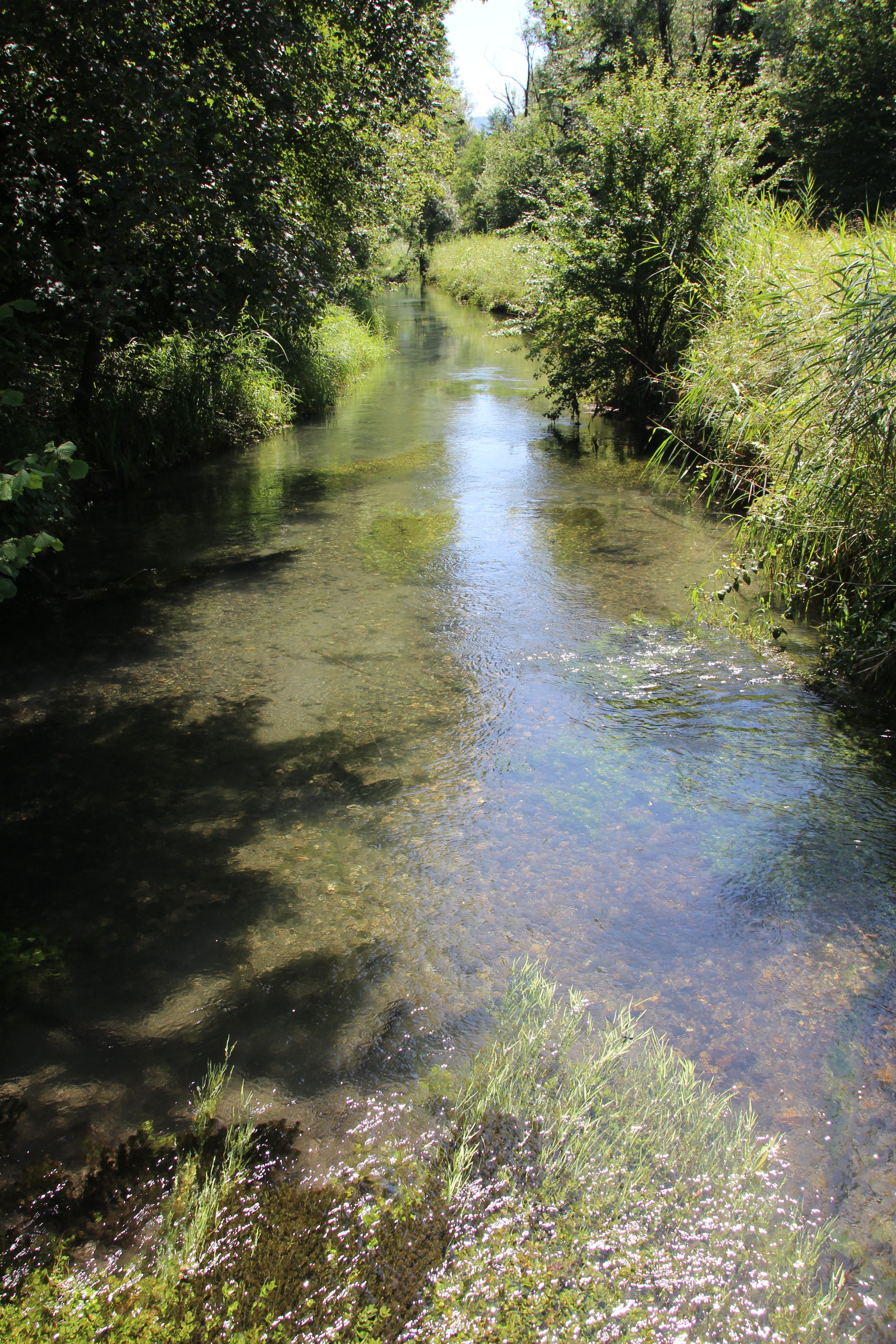 Le RD4 au niveau de la Baraterie sur la commune de Cruet 