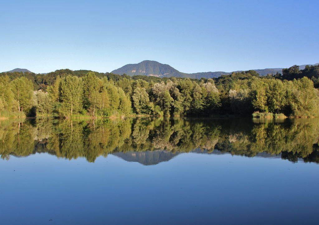 Le parcours de pêche du lac du Villaret à Coise