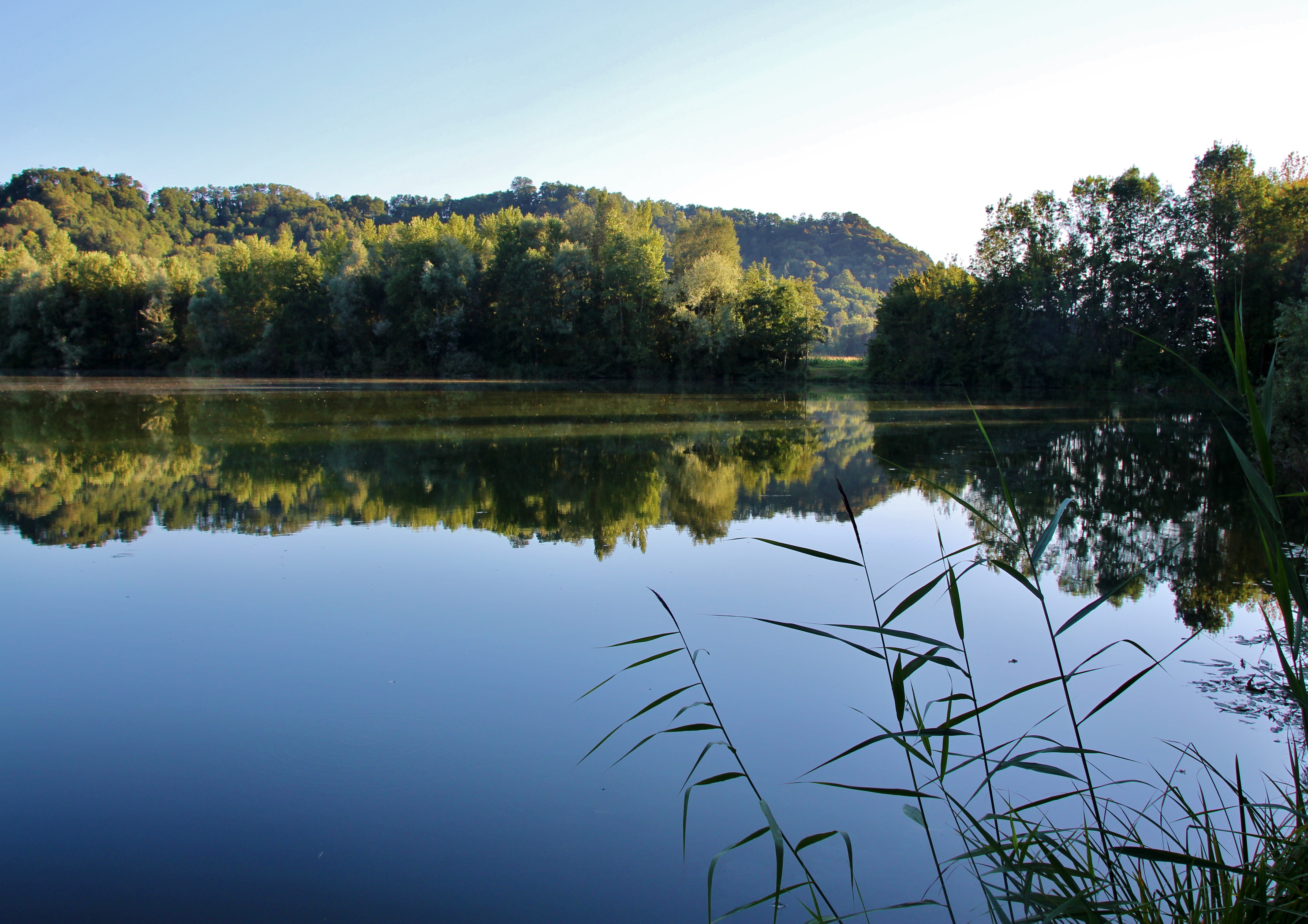 Le plan d'eau du Villaret à Coise 