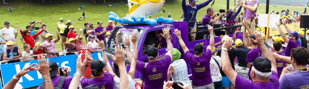 Les Pêcheurs Chambériens et Génération Pêche sur le Tour de France  (étape Nantua-Chambéry)